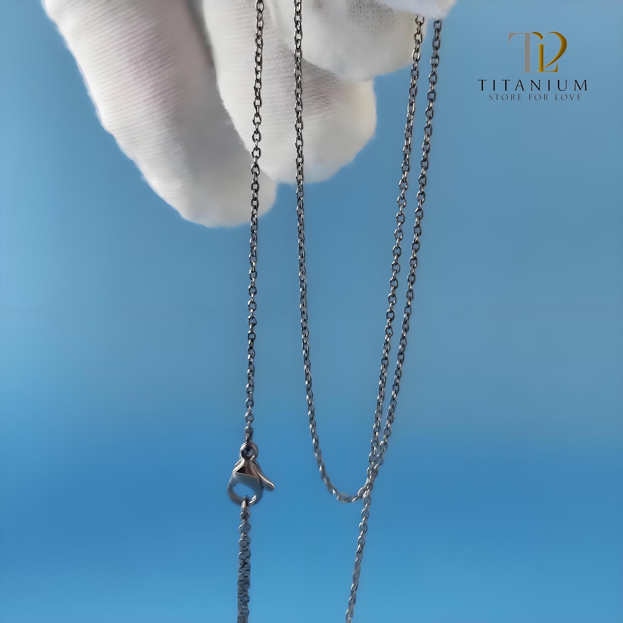 Medical Titanium Necklace｜1.2mm Ultra-Thin Chain 45+5cm Length｜ Allergy-Free Jewelry |  Sensitive Skin Savior