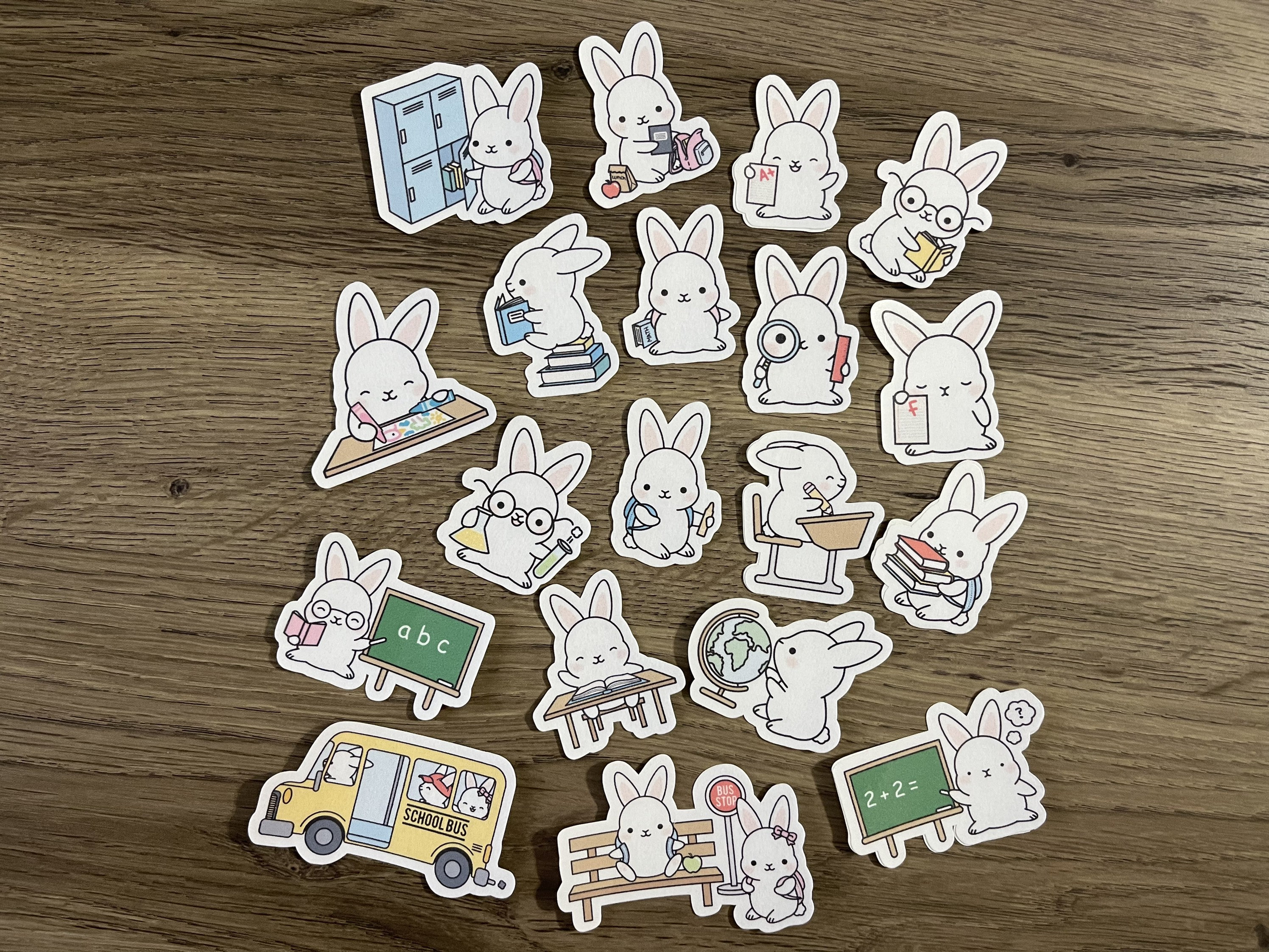 Rabbit Sticker Design Stickers Pack Of Rabbits