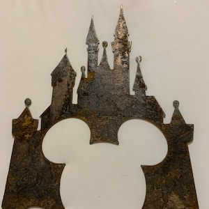 Rusty Metal Mickey Ears Castle