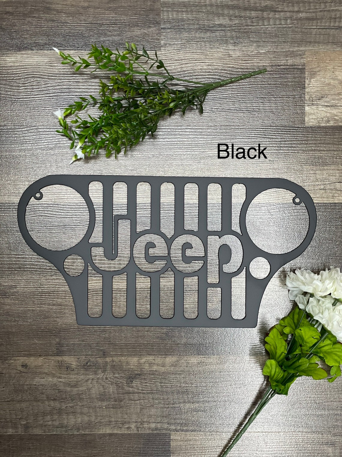 Jeep Grill Jeep Wrangler Outdoor Metal Home Sign Custom Etsy