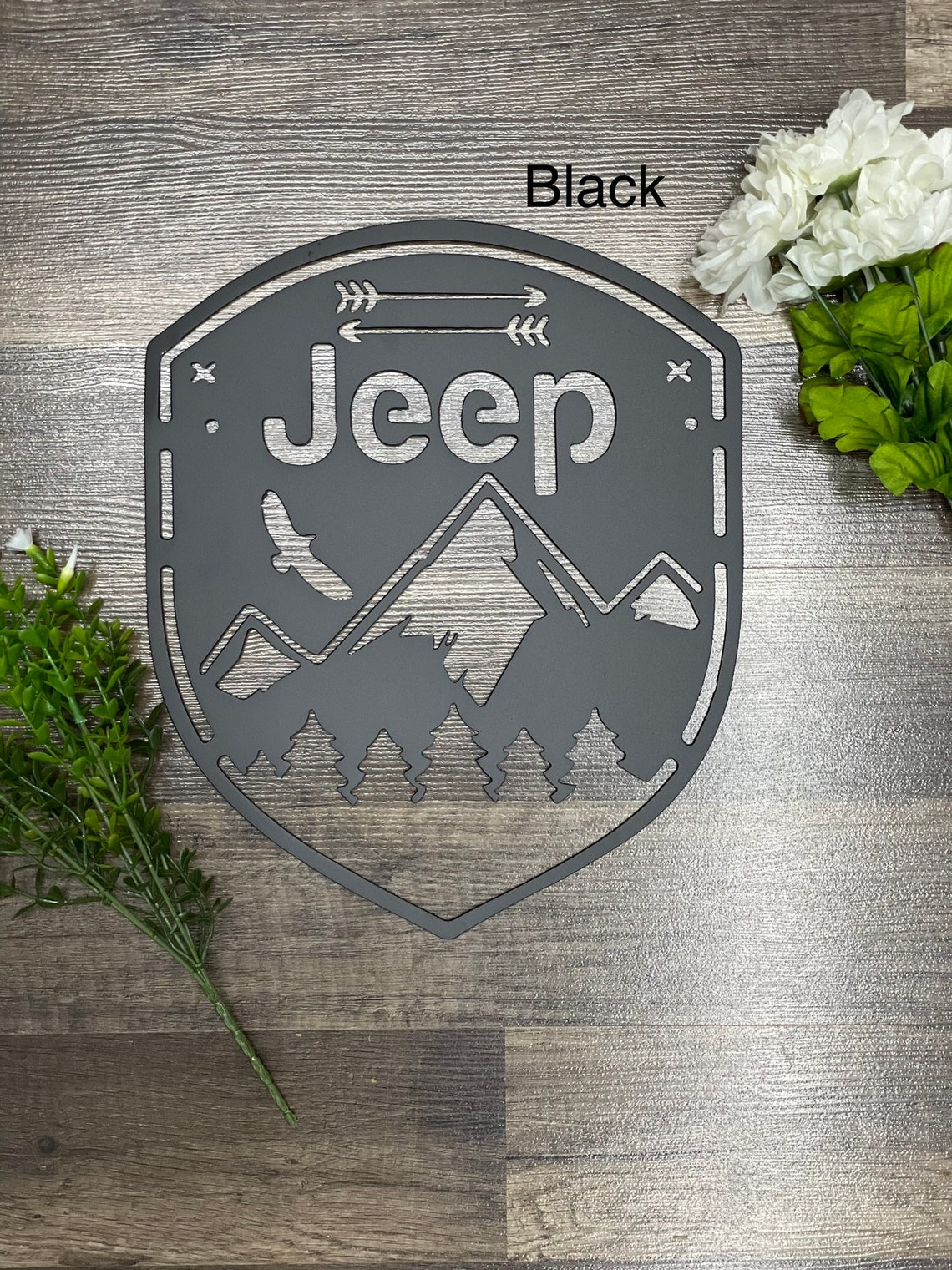 Jeep Sign Jeep Wrangler Outdoor Metal Home Sign Custom | Etsy