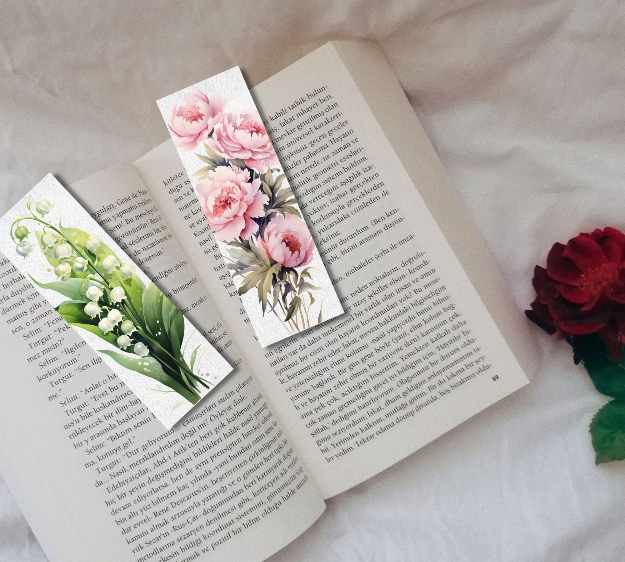 Birth Month Flower Printable Bookmarks, 12 Birth Flower Designs, Letter ...