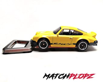 Porsche 911 RS abrebotellas modelo coche de juguete de MATCHPLOPZ coche retro regalo cumpleaños hombre amigo coche amarillo