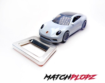 PORSCHE 911 T Abridor de botellas Modelo Coche de juguete Coche de MATCHPLOPZ Coche retro Regalo de cumpleaños Novio Hombre Coche Gris