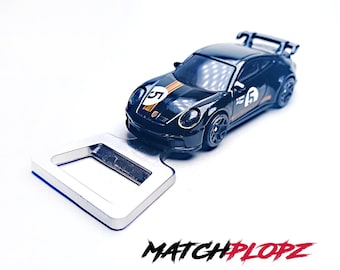 PORSCHE 911 GT3 abrebotellas modelo coche de juguete de MATCHPLOPZ coche retro regalo de cumpleaños regalo amigo hombre coche negro