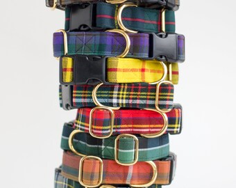 DOG COLLAR Scottish Tartan