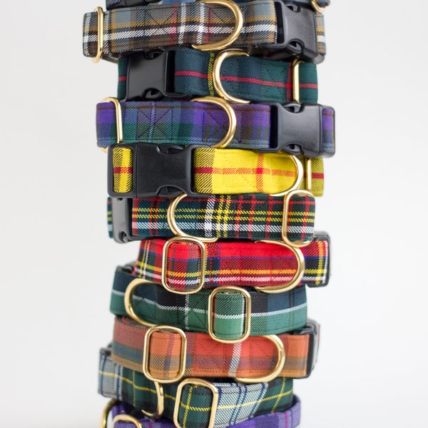 DOG COLLAR Scottish Tartan