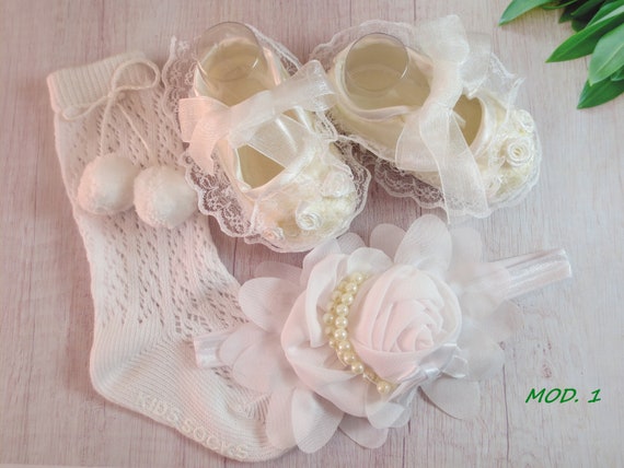 baby christening shoes