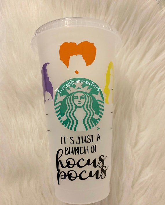 Hocus Pocus Starbucks Cold Cup Personalized Starbucks Cup Halloween Starbuc...