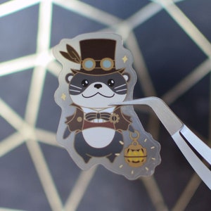 Posher Otter Transparent Vinyl Stickers ~ FFXIV // Final Fantasy XIV
