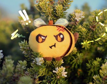 Angry Bee Emote Plush Keychain ~ League of Legends