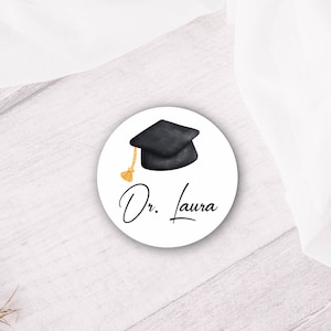 24 Sticker Aufkleber zum Abschluss / Promotion / Doktortitel
