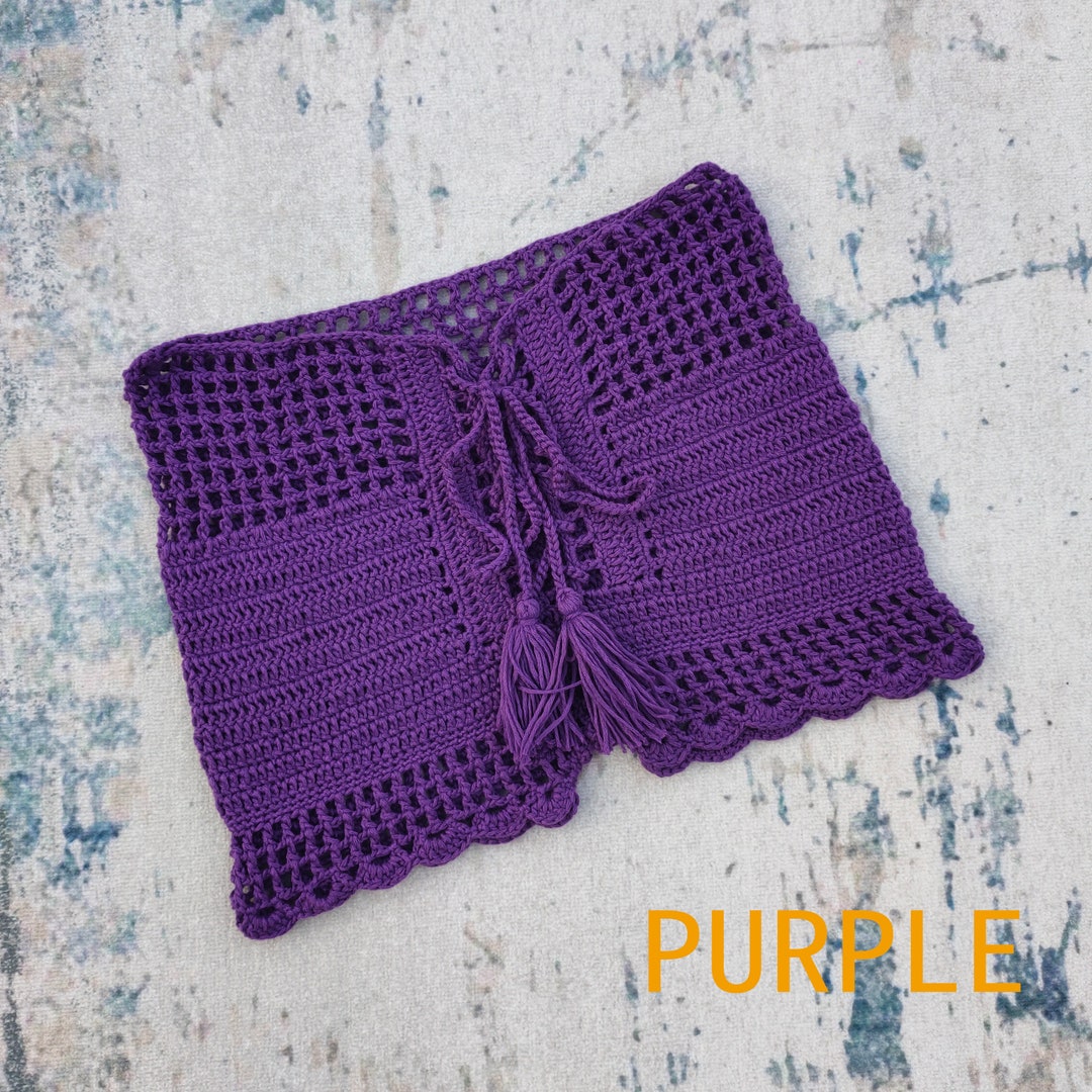 Summer Women's Beach Hot Pants Handmade Crochet Shorts 10 Etsy