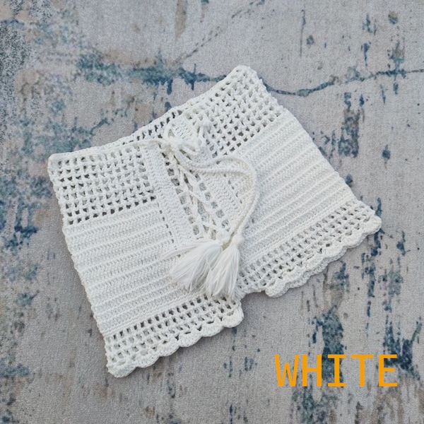 Summer Women's Beach Hot Pants Handmade Crochet Shorts 10 Color