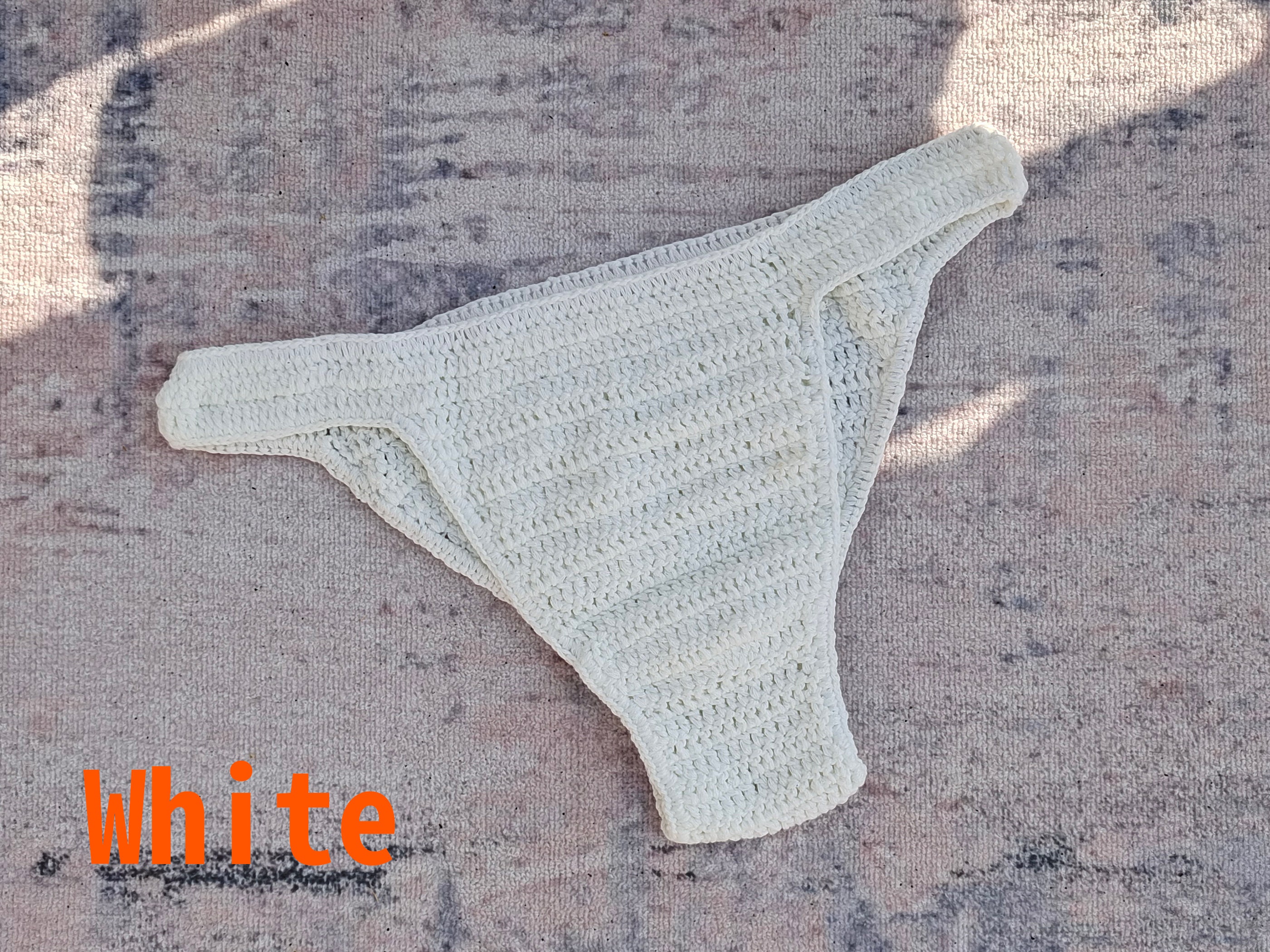 Hand-woven Crochet Craft Bikini Cheeky Bottom - Etsy