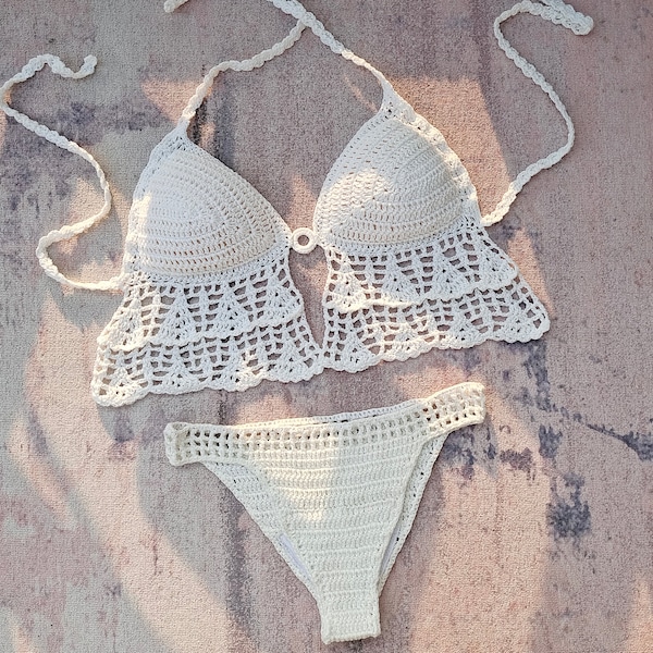Crocheted Tankini Etsy