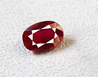 17.05 Carat Certified Natural UntreatedUnheated Sizzling Oval Shape 18 x 13 mm Rare Pinkish Red Ruby Loose Gemstone From Burma VJ1896