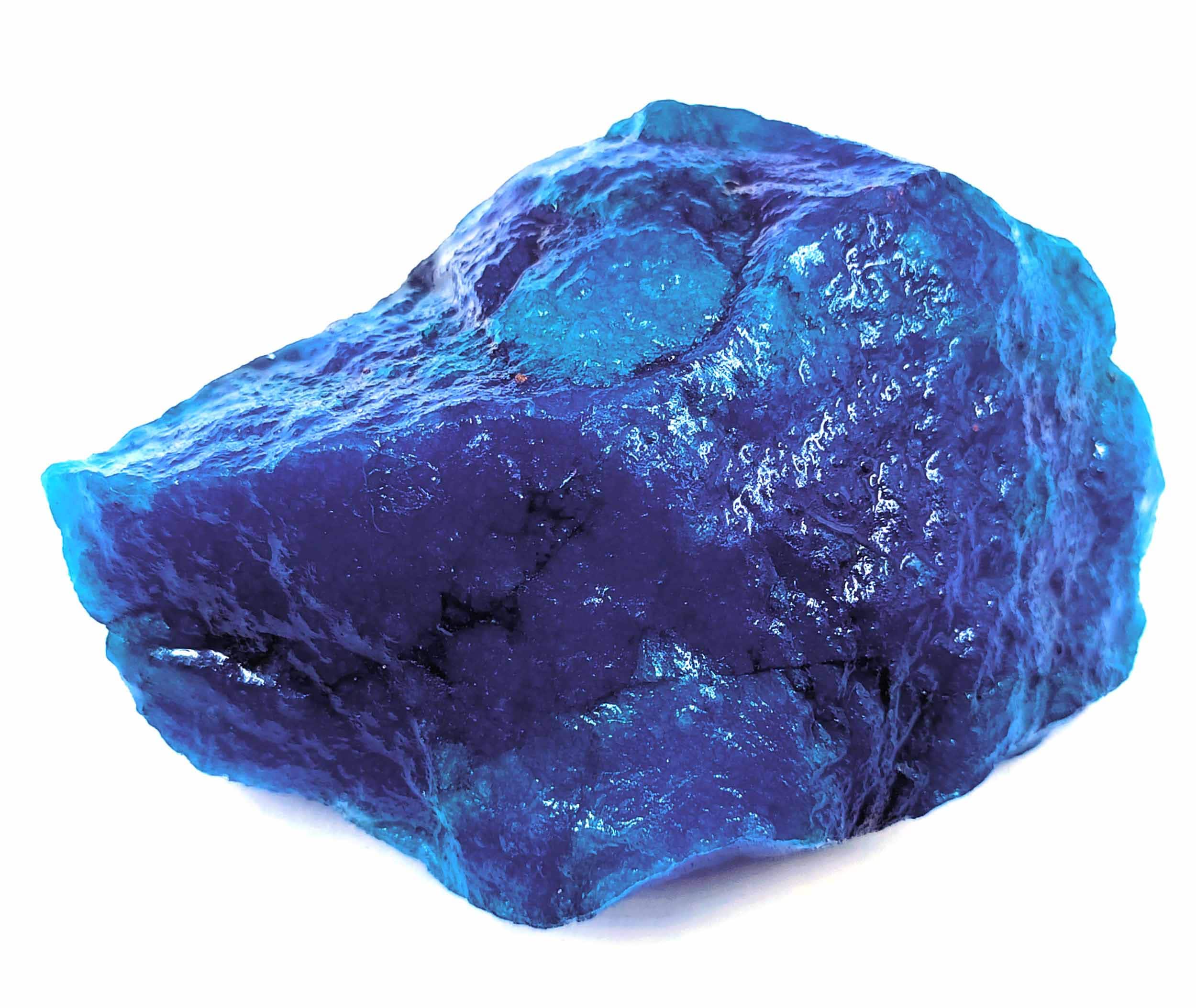 Zaffiro Naturale Da 650-700 Ct, Gemma Di Zaffiro Blu Grezzo Africano - Foto 6