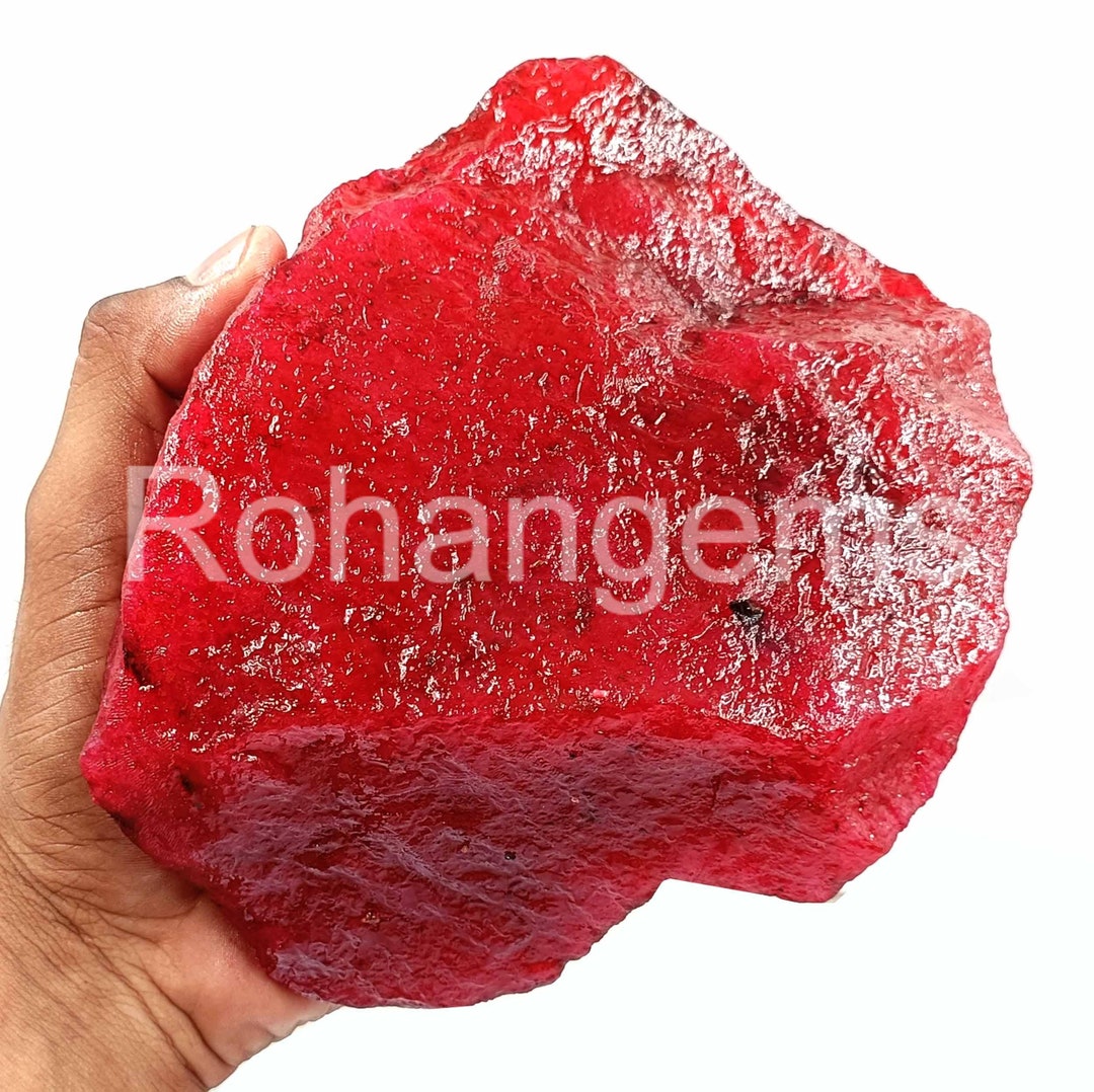 8650 Ct African Pigeon Blood Red Ruby, Natural Uncut Rough Gemstone - Etsy