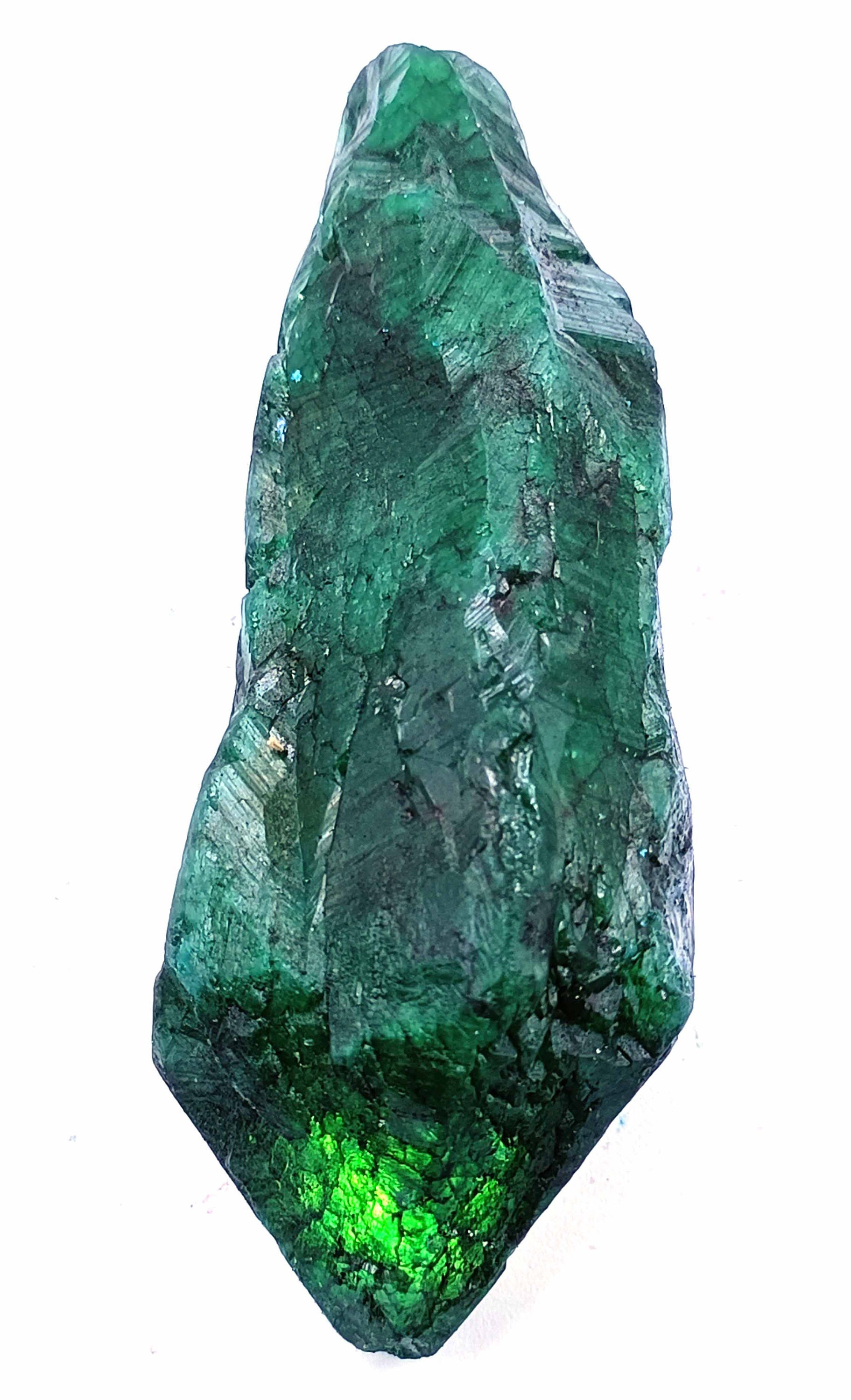 Pierre d'émeraude cultivée en laboratoire, pierre précieuse d'émeraude colombienne, diamant taillé à la main, certificat AGL, haut, bijoux exécutifs  36