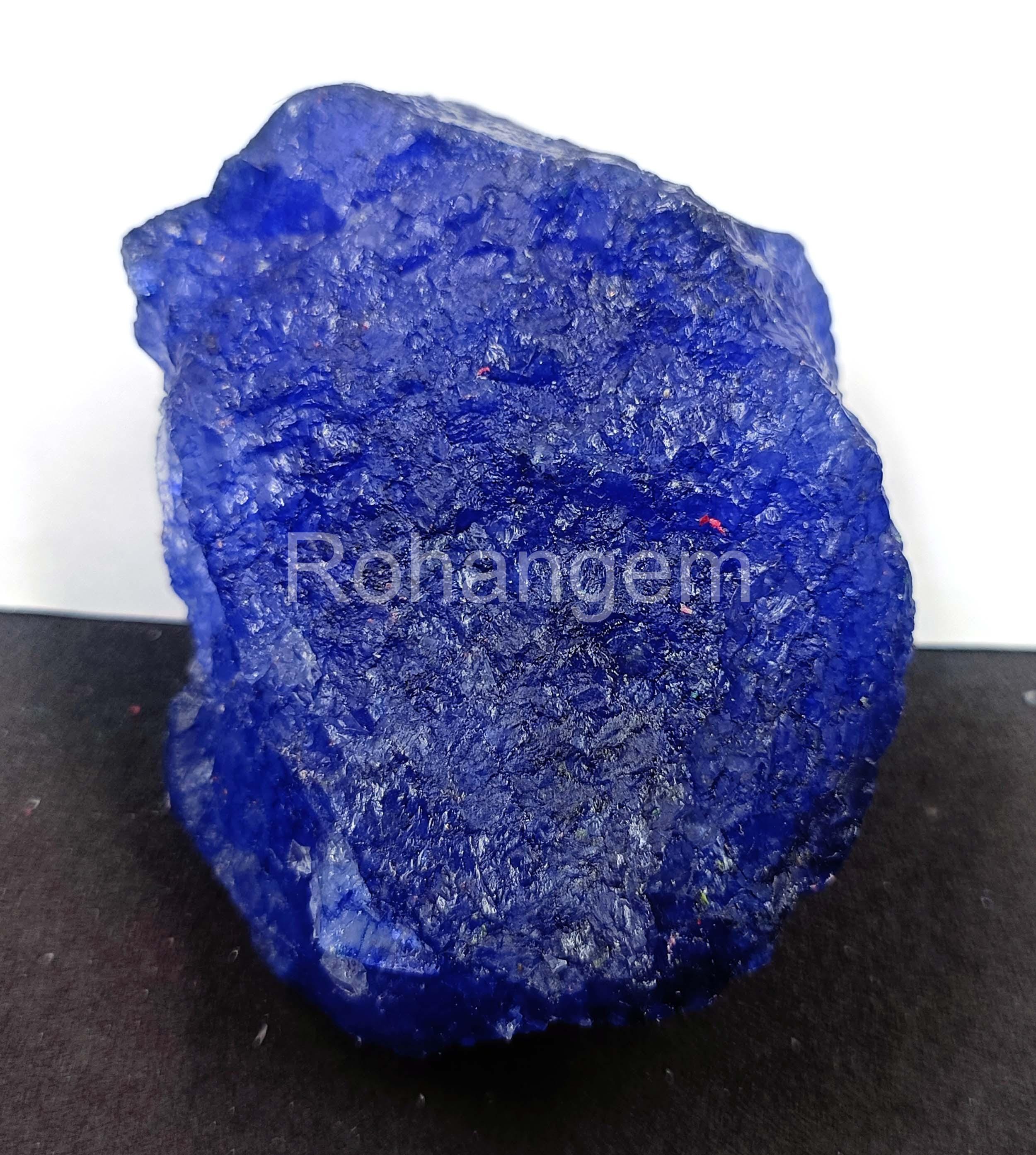 Blue Sapphire Natural African Sapphire Uncut Rough 622.0 Ct