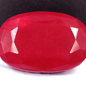 Natural Pigeon Red Ruby 5349.5 Ct | Certified African Oval Shape | Opaque Loose Gemstone | Exclusive Quality 5AJJ