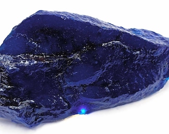 Zaffiro Naturale Da 650-700 Ct, Gemma Di Zaffiro Blu Grezzo Africano - Foto 10