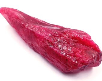 Red Ruby Natural Certified Loose Gemstone Rough 552.5 Ct Semi Transparent Gems From African Ruby Rare Collection Best Valentine Offer 5FAM