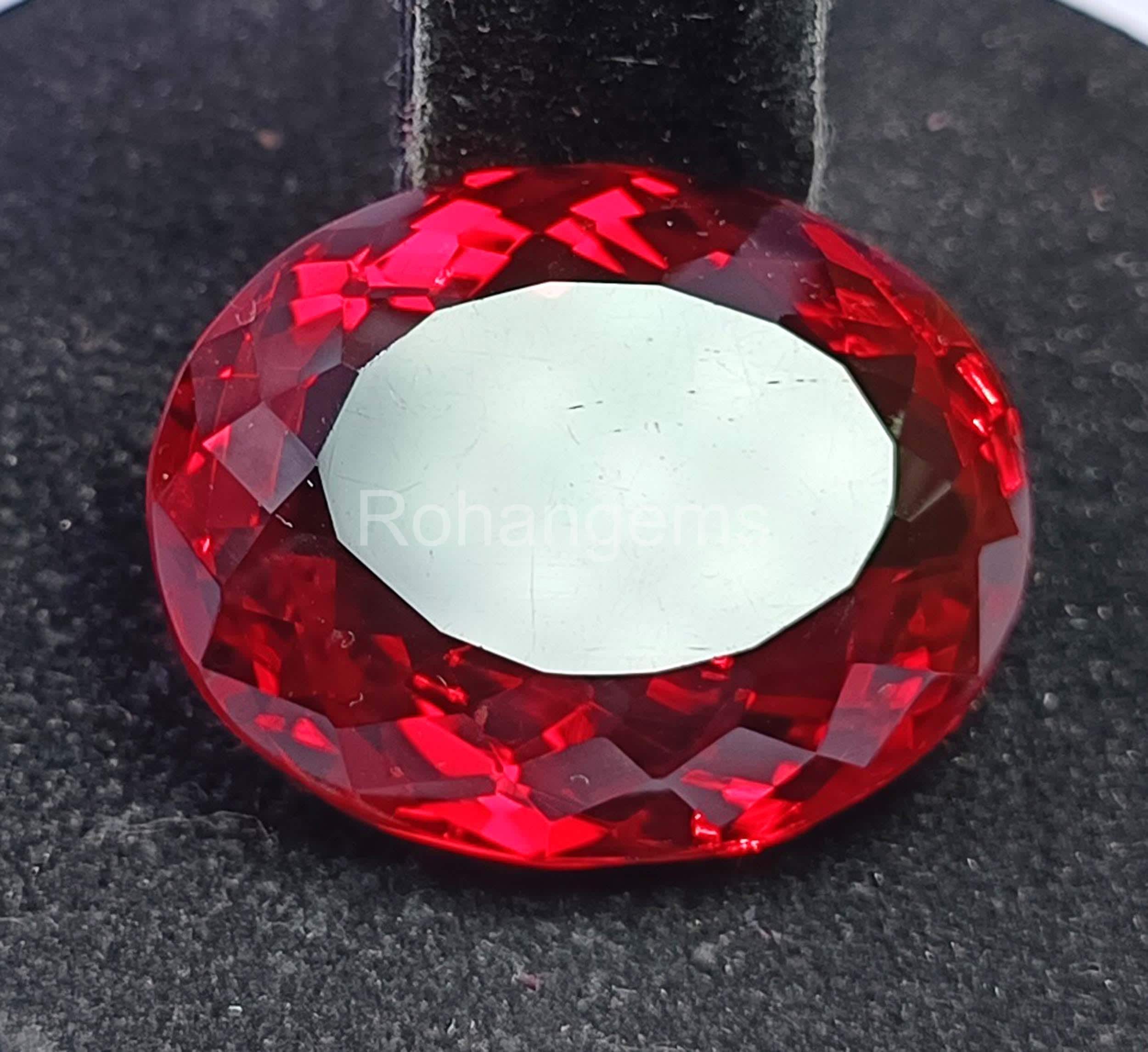 Naturel Bicolore Ceylan Padparadscha Saphir Ample Ovale Gemme Coupe 12.20 CT