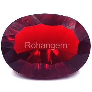 Red Small Ruby 11.05 CT Certified Natural Amazing Shiny Ruby Stunning Faceted Oval Cut Loose Gemstone for Jewelry Making 5MMF