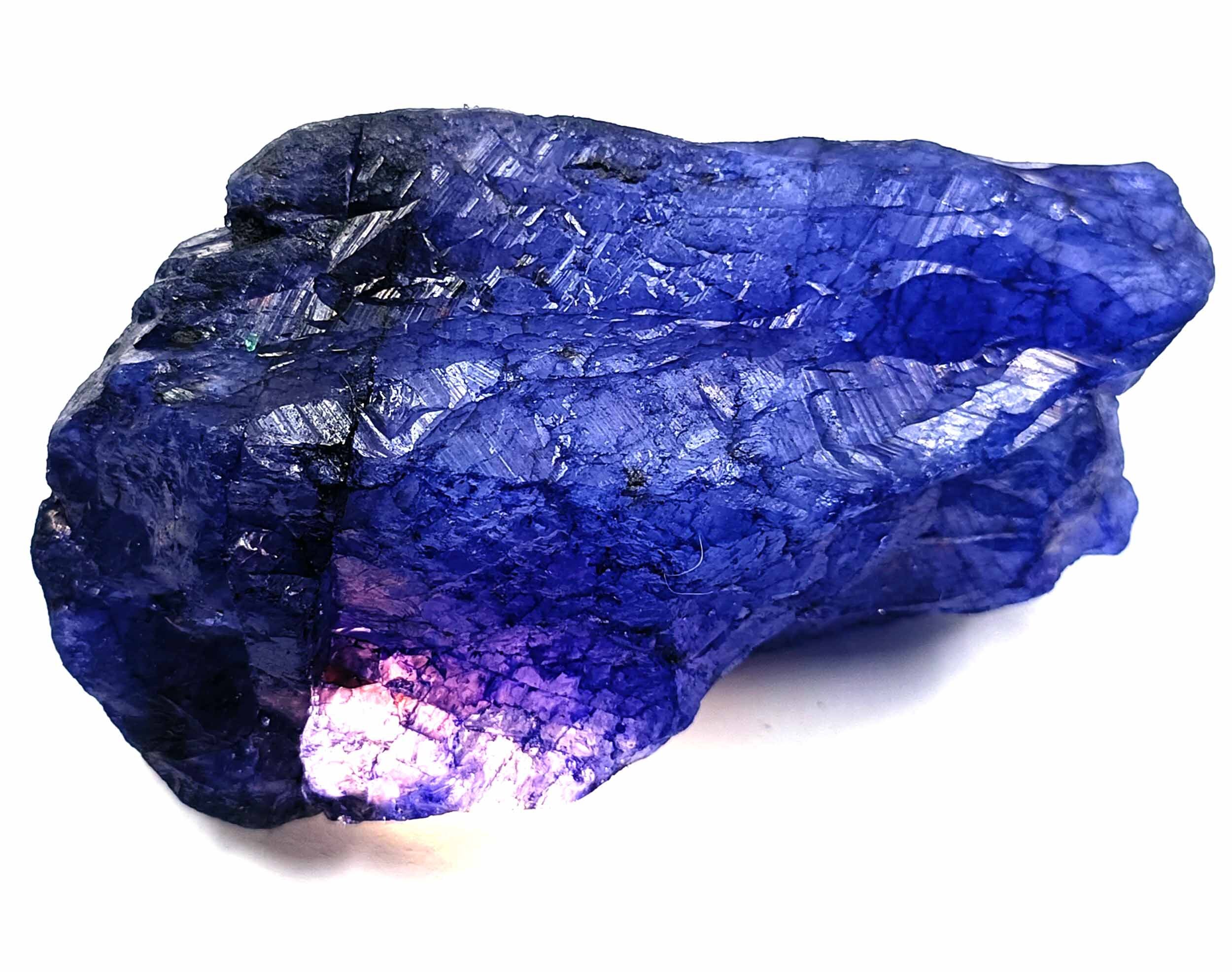 画材 Sapphire Genuine Coarse Sapphire 700-750 Ct Certified Natural Blue Raw Chunk Uncut