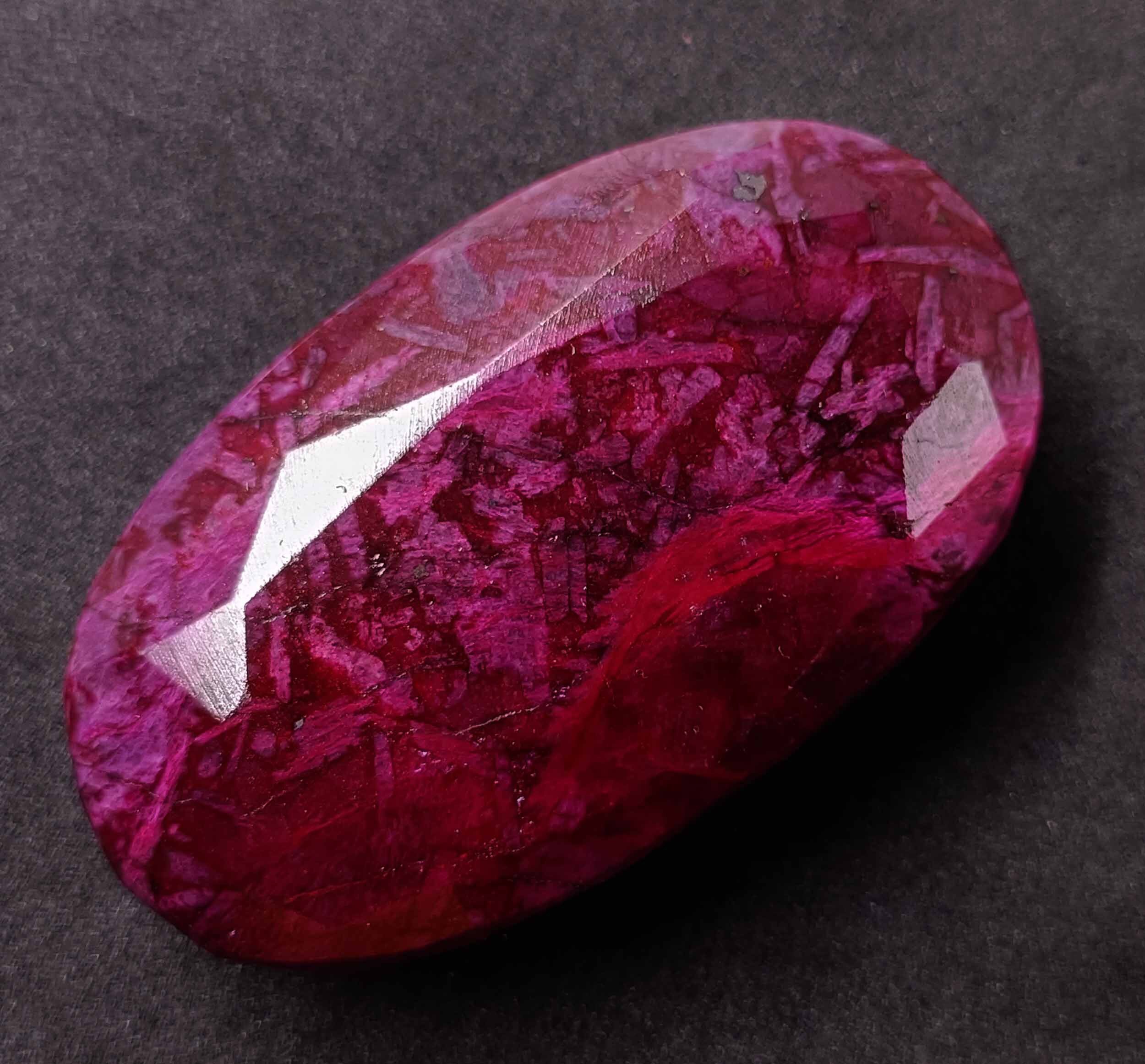 1500 Carat Natural Huge Red Ruby - Oval Faceted Cut Loose Gemstone - IGL Certified