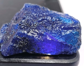 Blue Sapphire Natural African Sapphire Uncut Rough 275 Ct Certified Loose Gemstone Best Collection Gems A1 Quality item 5AKC