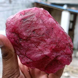 Natural Red Ruby Rough 1000 Carat Certified EGL Gemstone 6ANB