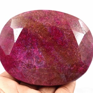 Ruby 4150Ct Natural Certified Loose Gemstone Red Ruby Oval Shape Transparency Opaque High-class Quality Season End Sale Offer DUY