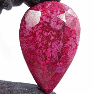 Ruby 800-830 Ct Saturday Sale Best Quality Natural Red Ruby Pear Cut IGL Certified Loose Gemstone DMB