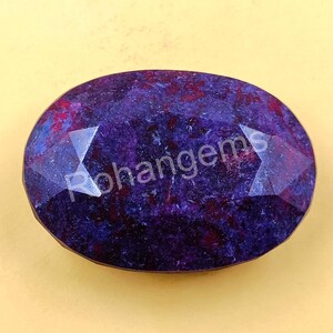 Red Ruby Natural 1562.55 Ct Faceted oval Cut Gemstone Certified Loose Gemstone African Ruby Opaque Transparency 4DSS