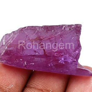 Purple Alexandrite Natural 86.0 Carat Certified Rare Collection Loose Gemstone Semi Transparent Rough High quality Gemstone 5AKZ