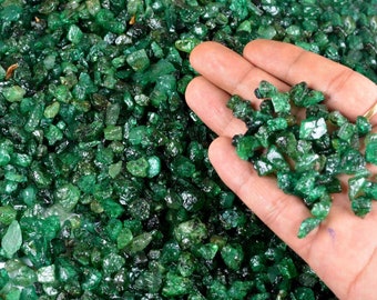 Green Emerald Natural 200-5000 From Colombian Green Emerald Gemstone Rough Unsearched Lot