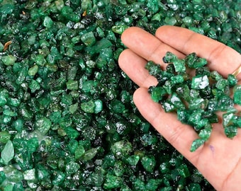 Green Emerald Natural 200-5000 From Colombian Green Emerald Gemstone Rough Unsearched Lot