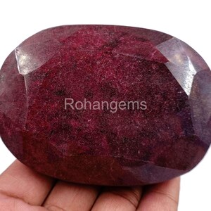 Red Ruby Glorious 2553 Ct Certified Natural Faceted Oval Cut Big Stone High-Quality Huge Collection loose Gemstone 5MMC