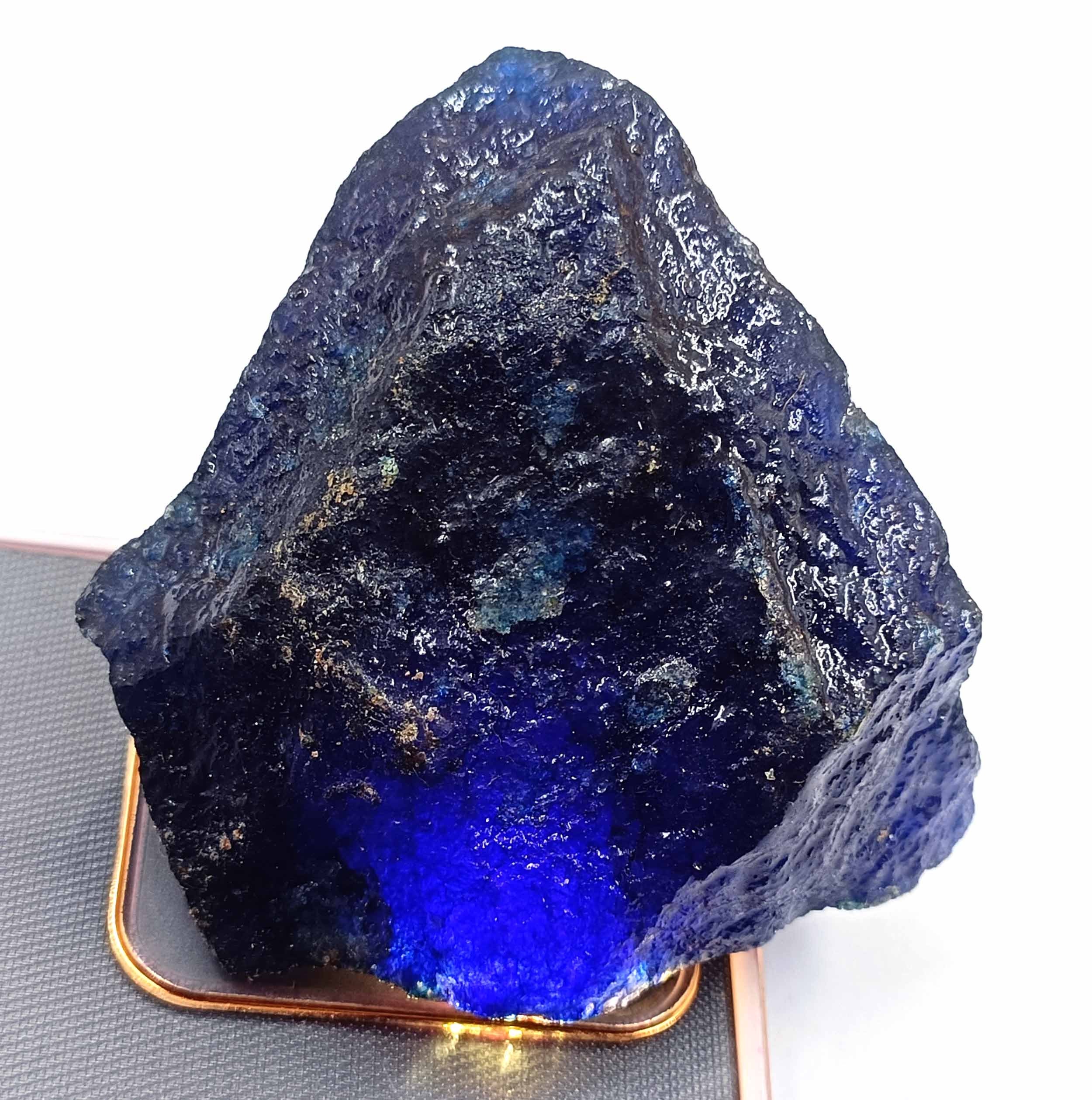 入荷なう Sapphire Blue Natural 700-720 Rough Uncut Sapphire Kashmir チャーム