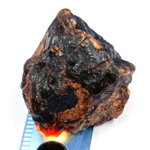 Natürlicher Bernstein 400.00 Ct Rohedelstein | Zertifizierter ungeschliffener facettierter Stein | Kleiner Kristall | Sonderpreis 5AJY
