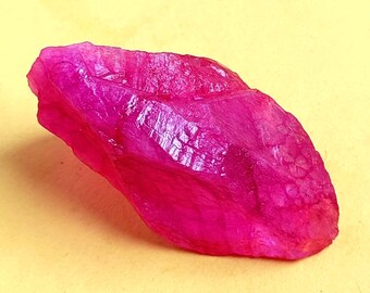 Ruby Rough 260-280 Ct Certified Real Red Ruby Rough Natural