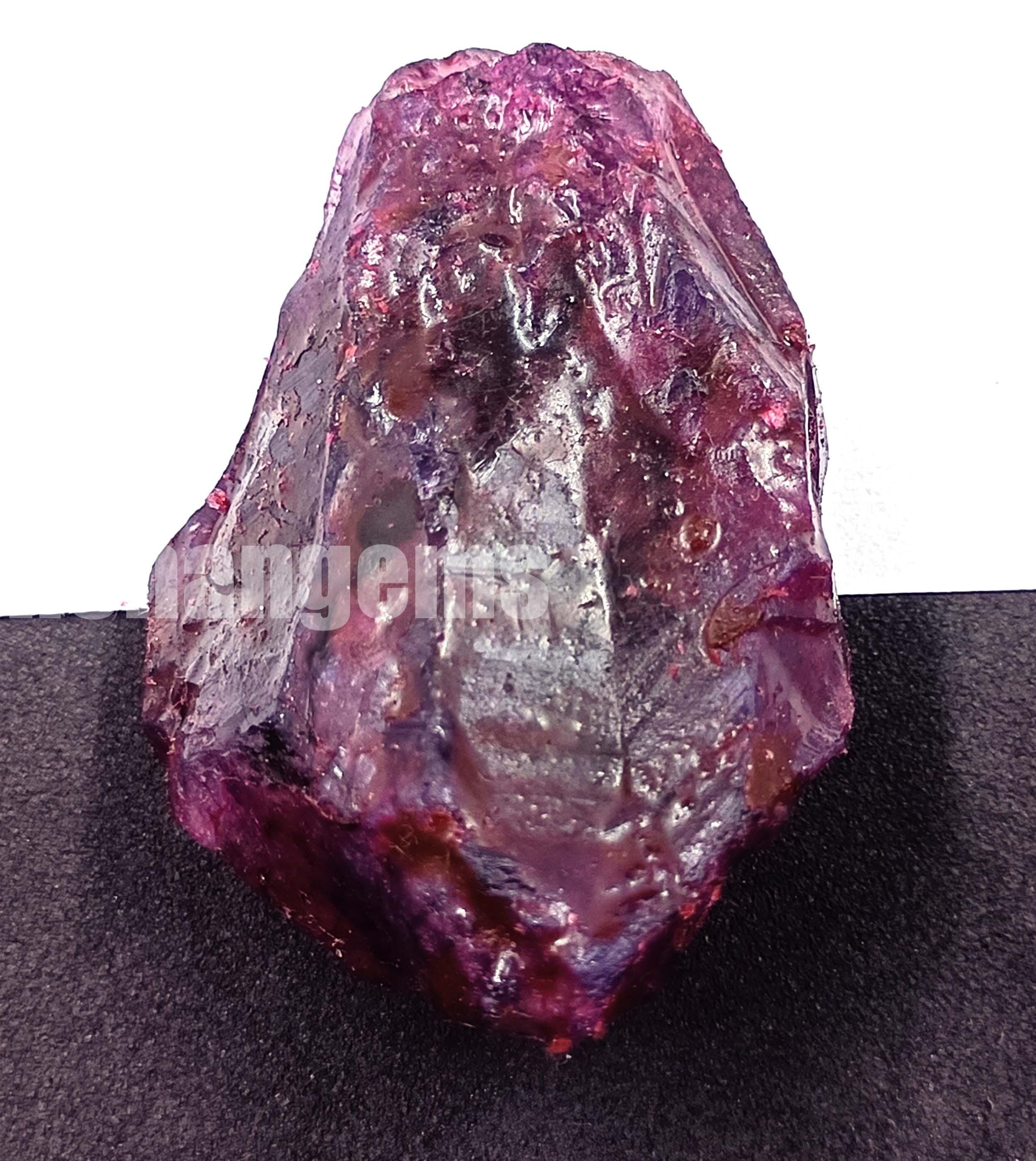 Naturel Violet Étoile Améthyste Cabochon Forme Ovale 65 Carats Libre