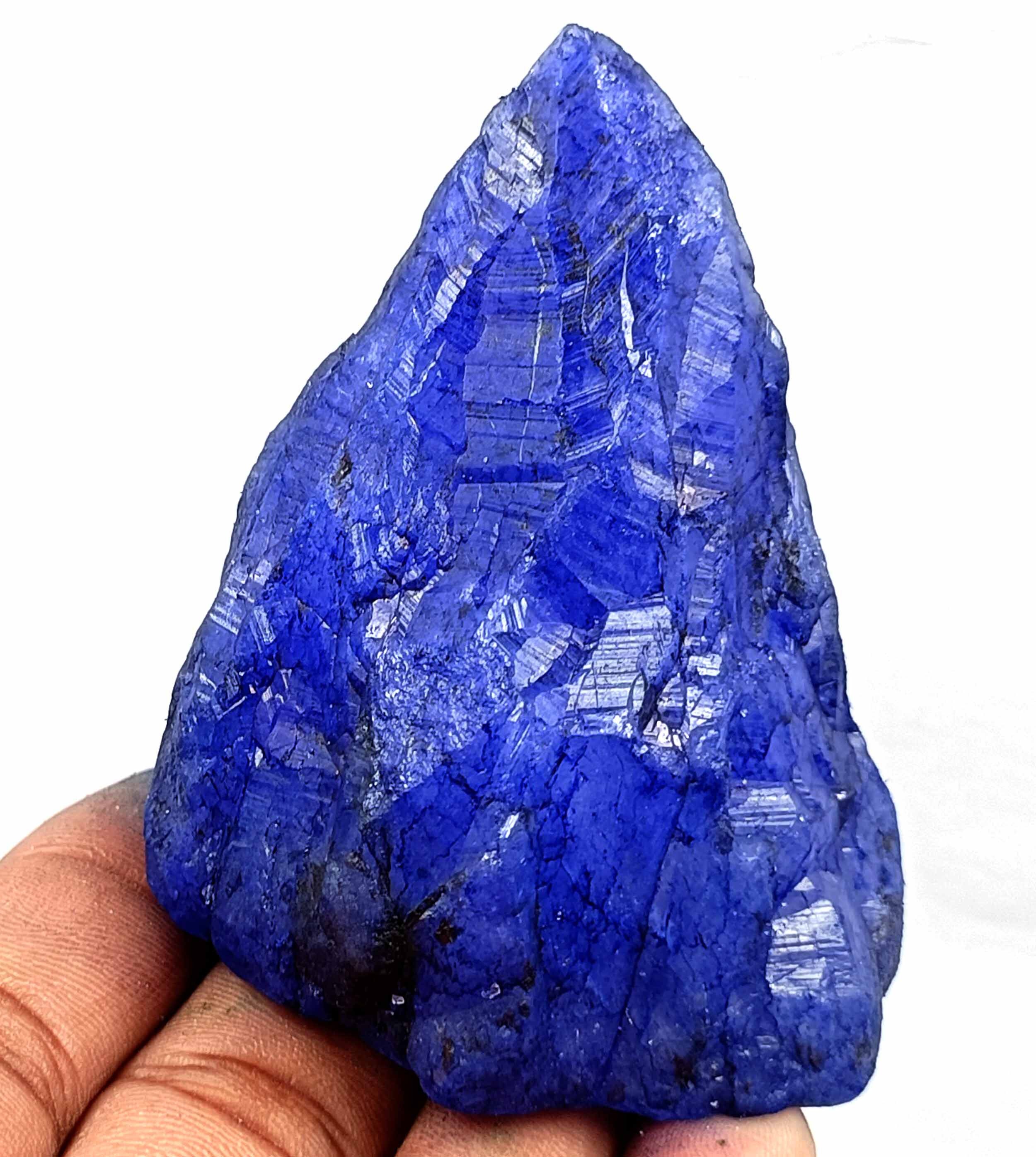 Sapphire 400-450 Ct Certified Natural Blue Raw Uncut Shape Unique