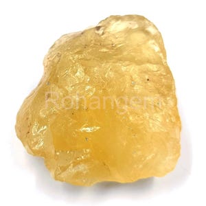 Zitronentopas Natürlicher Rohstein 355.0 Karat Zertifizierter Loser Edelstein Facettierter ungeschliffener Rohstein Aus Brasilien Hochwertiger Edelstein 5AKY