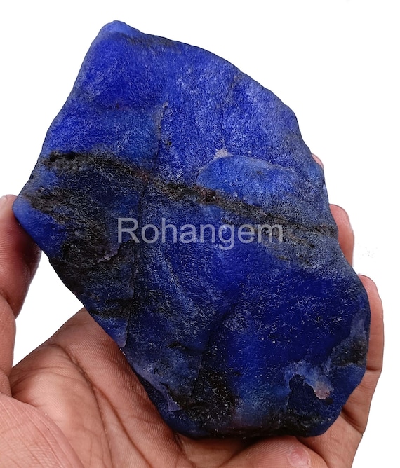 Blue Sapphire Natural African Sapphire Uncut Rough 1940.5 Ct