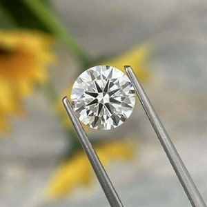 Diamond 1.00 Ct CVD Loose White Diamond VVS1 Clarity D Color Lab-Grown  Faceted Round Cut Diamond EGL Certified Unique Quality