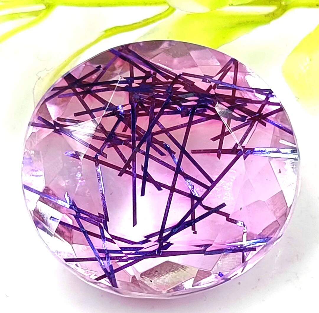 Rutilated Quartz Multi Color Quartz 60-70 Ct Lab-created Certified ...